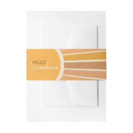 Boho Little ray of Sunshine Baby Shower Einladungsbanderole