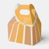 Boho Little ray of Sunshine Baby Shower Geschenkschachtel (Rückseite)