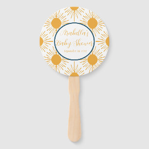 Boho Little Ray von Sun Neutral Baby Shower Fächer