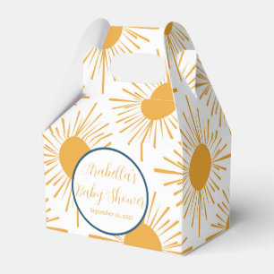 Boho Little Ray von Sun Neutral Baby Shower Geschenkschachtel