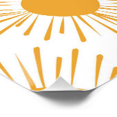 Boho Little Ray von Sun Neutral Baby Shower Poster (Ecke)