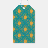 Boho Little Ray von Sun Turquoise Baby Shower Geschenkanhänger (Rückseite)