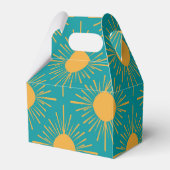 Boho Little Ray von Sun Turquoise Baby Shower Geschenkschachtel (Rückseite)