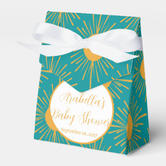 Boho Little Ray von Sun Turquoise Baby Shower Geschenkschachtel