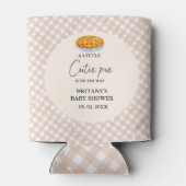 Boho Little Süsse Pie Erntedank Babydusche Dosenkühler (Rückseite)