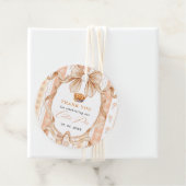 Boho Little Süsse Pie Erntedank Babydusche Geschenkanhänger (Beispiel)