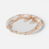 Boho Little Süsse Pie Erntedank Babydusche Pappteller (Schrägansicht)