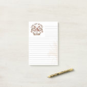 Boho Live Life in Full Bloom 3M Post-it® Notizen (Auf Schreibtisch)