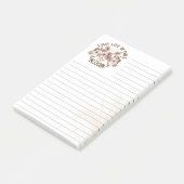 Boho Live Life in Full Bloom 3M Post-it® Notizen (angewinkelt)