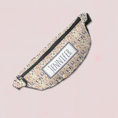 Boho Llama auf Blumenmuster Bauchtasche