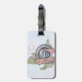 Boho Llama Gepäckanhänger (Rückseite vertikal)