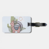 Boho Llama Gepäckanhänger (Rückseite horizontal)