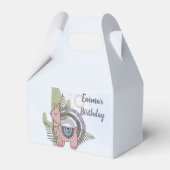 Boho Llama Geschenkschachtel (Rückseite)