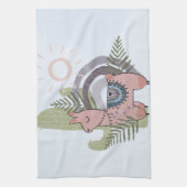 Boho Llama Geschirrtuch (Vertikal)