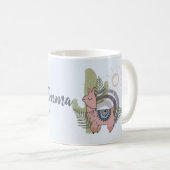 Boho Llama Kaffeetasse (VorderseiteRechts)