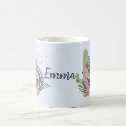 Boho Llama Kaffeetasse (Mittel)