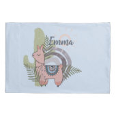 Boho Llama Kissenbezug (Rückseite)