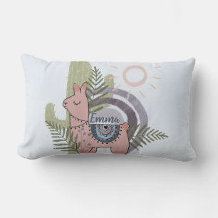 Boho Llama Lendenkissen