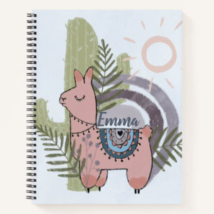 Boho Llama Notizblock