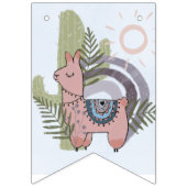 Boho Llama Wimpelkette (Dritte Fahne)