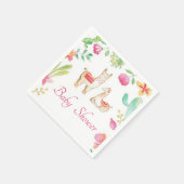 Boho Llamas Serviette (Ecke)