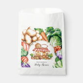 Boho Locally Grown Farmer's Market Baby Shower Geschenktütchen (Vorderseite)