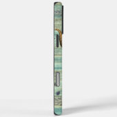 Boho Longhorn Skull Floral Monogram Case-Mate iPhone Hülle (Rückseite / Rechts)