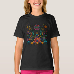 Boho-Lotus-Geist-Meditationskunst T-Shirt