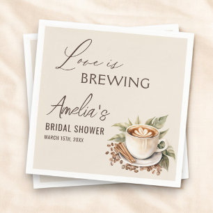 Boho Love Brautparty mit Kaffeezubereitung Serviette