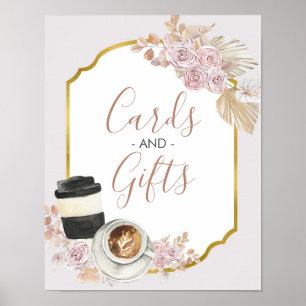 Boho Love is Sweet Brautparty Karten & Geschenke P Poster