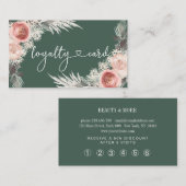 Boho Loyalty Business Card Visitenkarte (Vorne/Hinten)