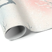 Boho Luxe Wasserfarbe Küstenkorallenmuster (1) Geschenkpapier (Rolleneckpunkt)