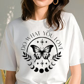 Boho macht, was Sie Liebe Schmetterlingsmotivation Tri-Blend Shirt