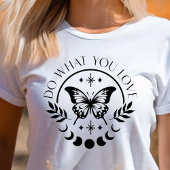 Boho macht, was Sie Liebe Schmetterlingsmotivation Tri-Blend Shirt