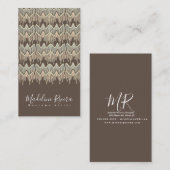 Boho Macrame Artist Handmade Art Designer Visitenkarte (Vorne/Hinten)