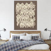 Boho Macrame Hanging Painting Leinwanddruck (Insitu (Schlafzimmer))