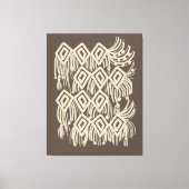 Boho Macrame Hanging Painting Leinwanddruck (Vorderseite)