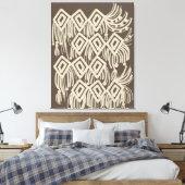 Boho Macrame Hanging Painting Leinwanddruck (Insitu (Schlafzimmer))