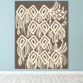 Boho Macrame Hanging Painting Leinwanddruck (Insitu (Holzboden))