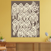 Boho Macrame Hanging Painting Leinwanddruck (Insitu (Wohnzimmer))