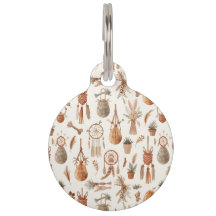 Boho-Macrame-Oster-ID-Anhänger für Haustiere, gewe