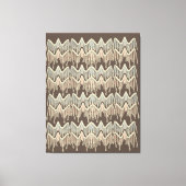 Boho Macrame Painting Doodle Art Leinwanddruck (Vorderseite)