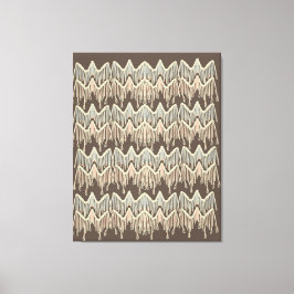 Boho Macrame Painting Doodle Art Leinwanddruck