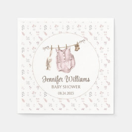 Boho Mädchen Kleidung Baby Duschpapier Servietten