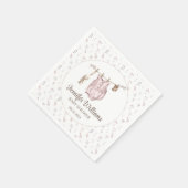 Boho Mädchen Kleidung Baby Duschpapier Servietten (Ecke)