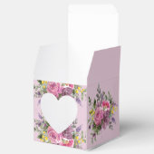 Boho Magenta Lila Pink Mauve Floral Wedding Geschenkschachtel (Geöffnet)