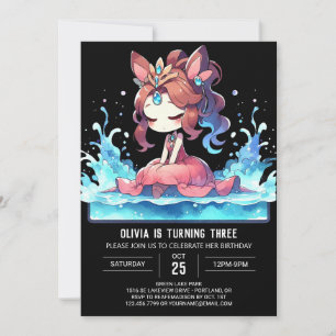 Boho Magical Princess Birthday Einladung