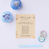 Boho-Makeup-Artist-Flyer | Scanne den QR-Code Flyer (Einzeln)