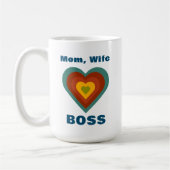 BOHO Mama, Ehefrau, BOSS Kaffeetasse (Links)