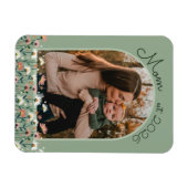 Boho-Mama etablierte salbeigrüne benutzerdefiniert Magnet (Horizontal)